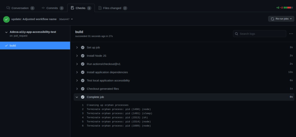 Automated Accessibility Testing for Svelte Applications using AXE and GitHub Actions
