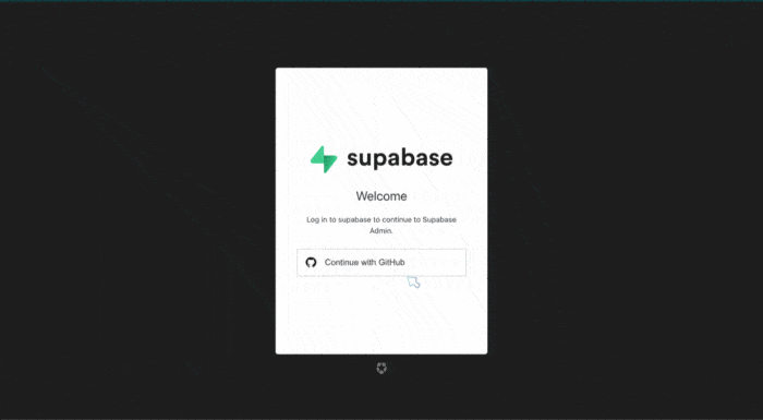 Create an Account with Supabase