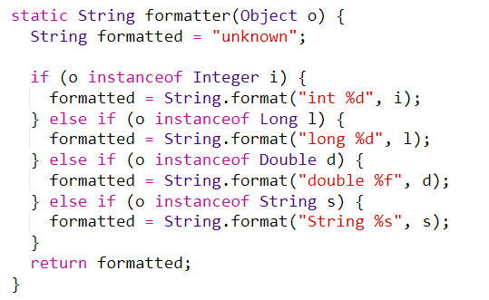 java 17 switch assignment