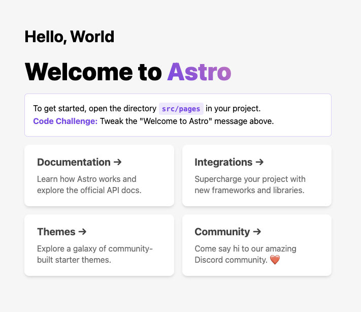 Installing React in Astro